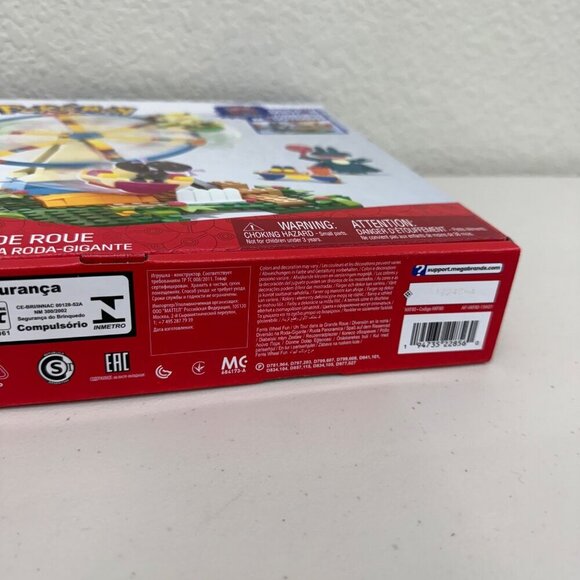 Mattel Mega Pokemon Ferris Wheel Fun 393 Piece Building Motion Toy Set NEW - Picture 4 of 9